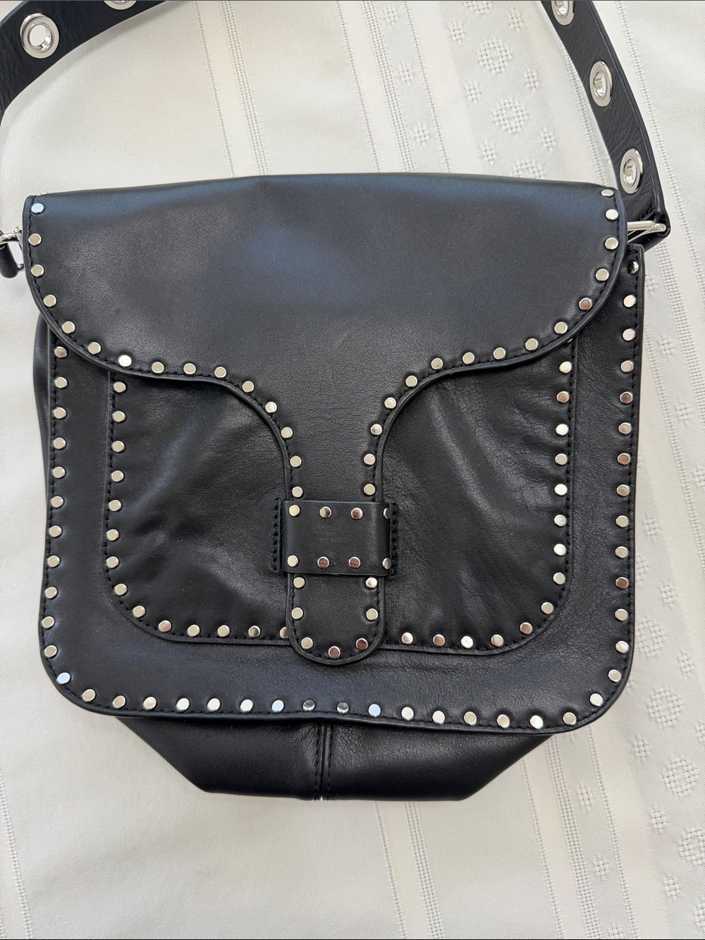 Rebecca Minkoff Black Studded Crossbody Bag - Women. Barely worn! Like New!! - Picture 2 of 7